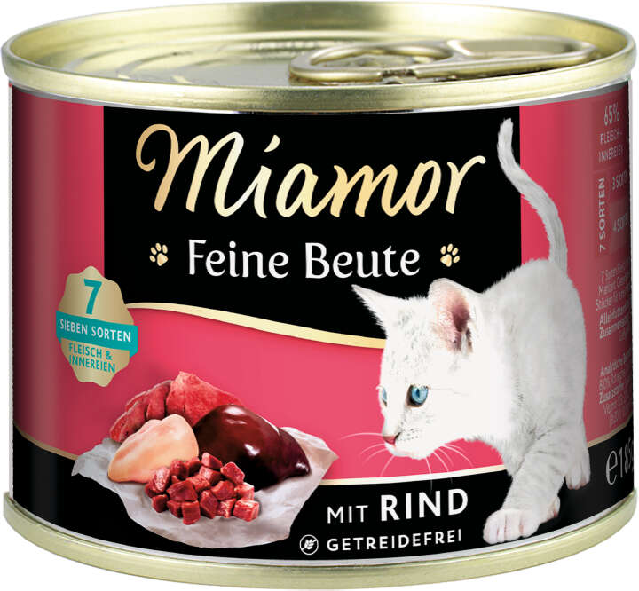 Miamor Katzen-Nassfutter Feine Beute Rind